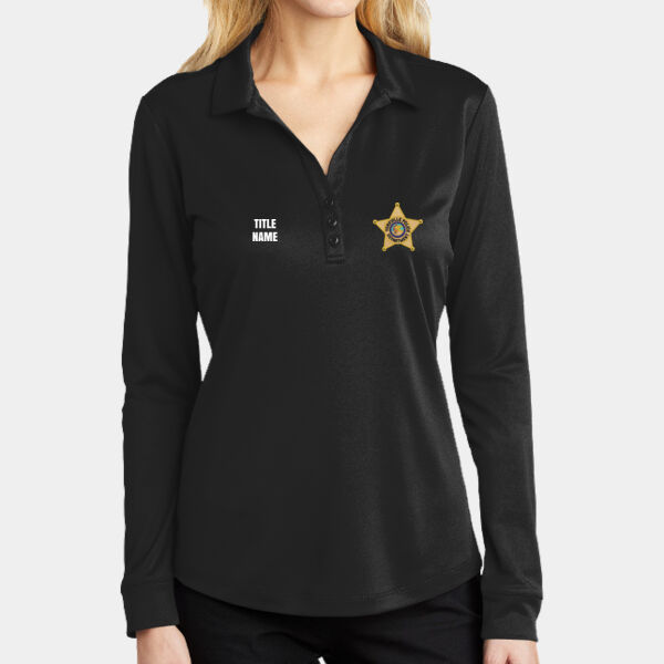 Ladies Long Sleeve Polo Thumbnail