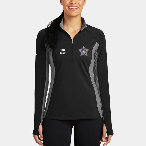 Women's YPD Stretch Contrast 1/4-Zip Pullover Thumbnail