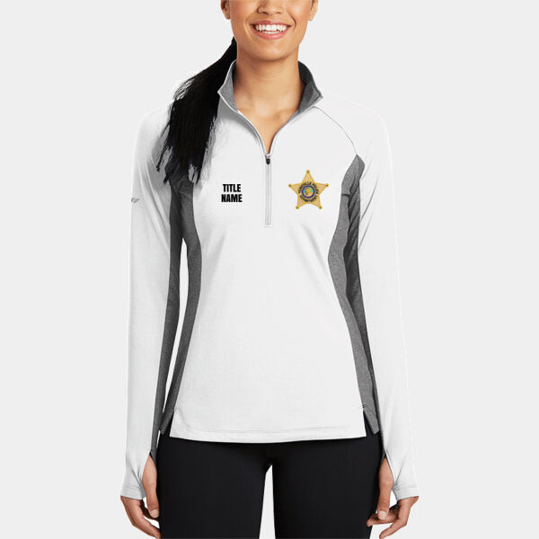 Women's YPD Stretch Contrast 1/4-Zip Pullover Thumbnail